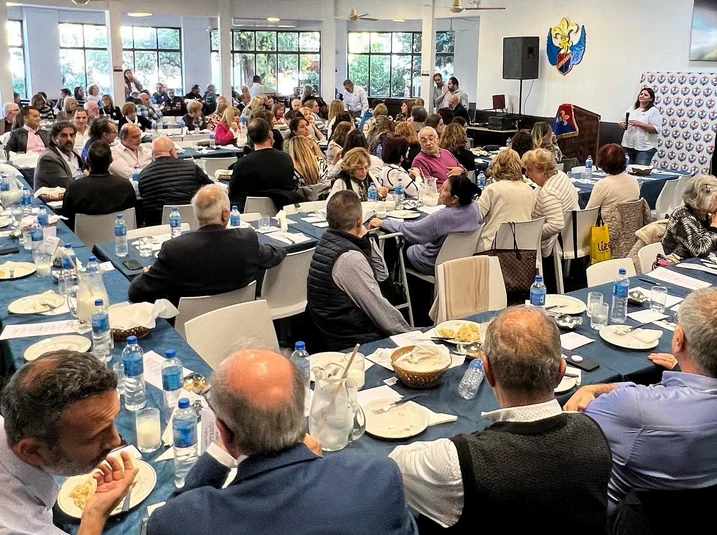 Encuentro de Madagh de Homenetmen Buenos Aires por el 108º aniversario del Genocidio Armenio, en mayo de 2023.