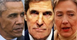 Obama-Kerry-Hillary-Clinton