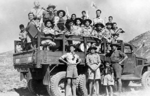 Excursión de scout de Homenetmen Atenas 1946