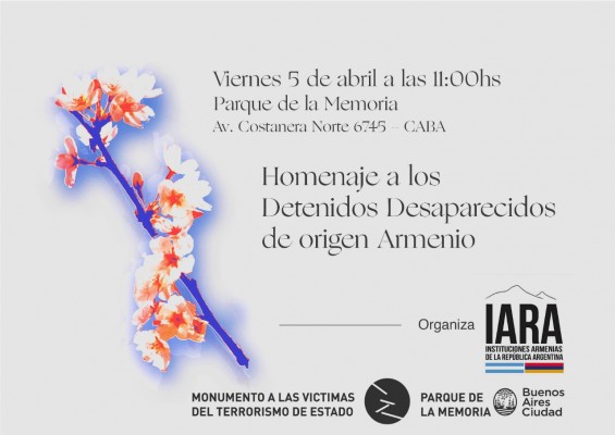 Homenaje a desaparecidos armenios