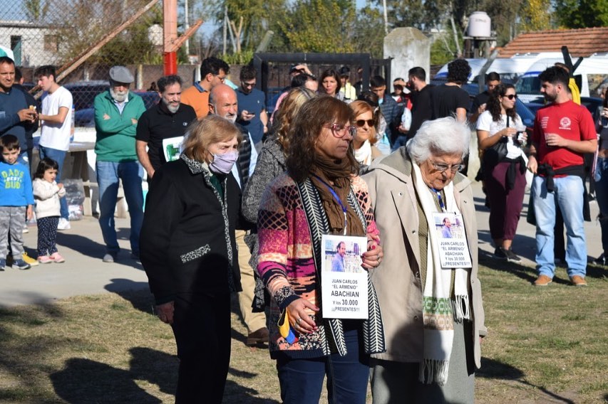 Deportivo Armenio homenajeó a las 22 personas desaparecidas de