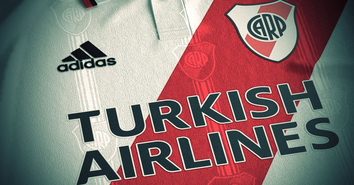 Camiseta de river turkish airlines precio online